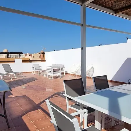 Apartment Paraiso Playa: Beachfront Attic With Private Solarium Vera