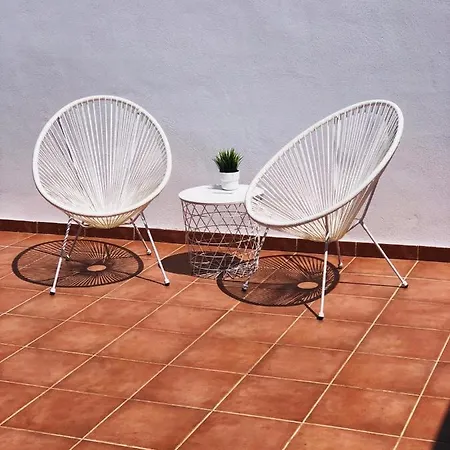 Paraiso Playa: Beachfront Attic With Private Solarium Apartment Vera