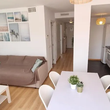 Apartment Paraiso Playa: Beachfront Attic With Private Solarium Vera