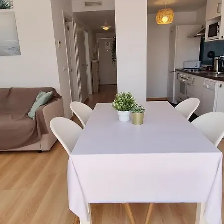 Paraiso Playa: Beachfront Attic With Private Solarium Apartment Vera